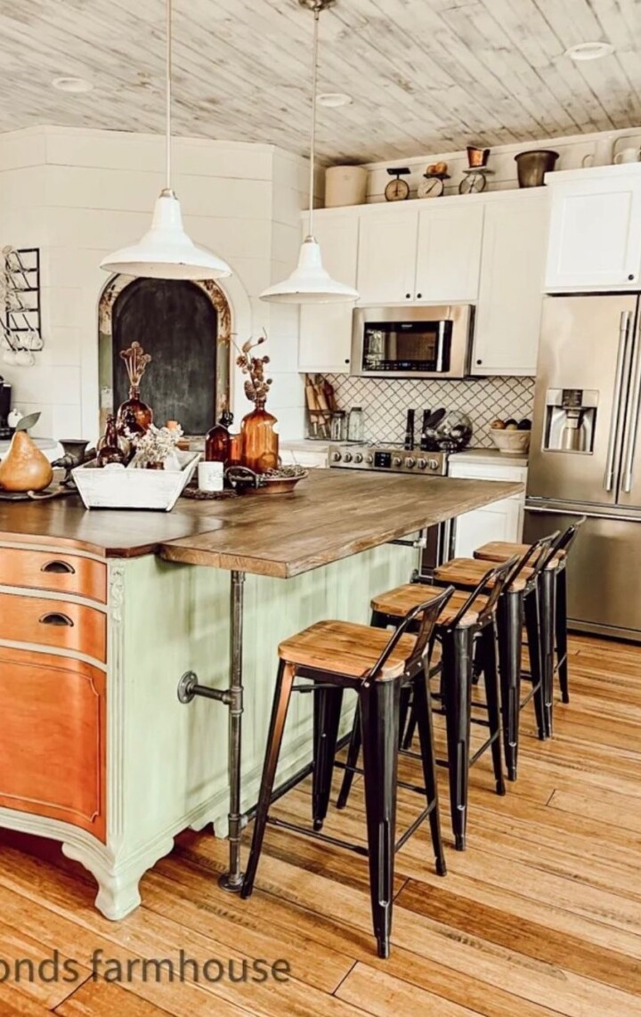22 Style Tips for Decorating the Space Above Kitchen Cabinets Like a Pro (Don't Miss #11!) - 7. Incorporate Art