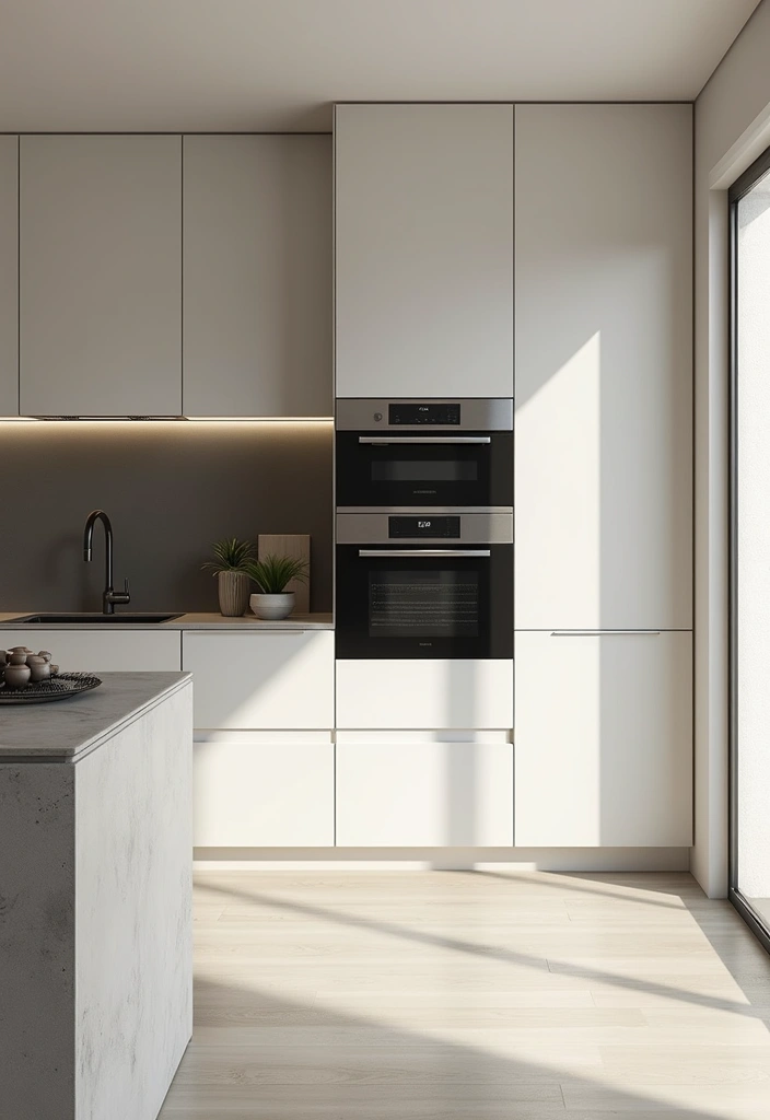 20 Sleek Kitchens with Built-In Appliances That Blend Beautifully - 1. Minimalist Marvel