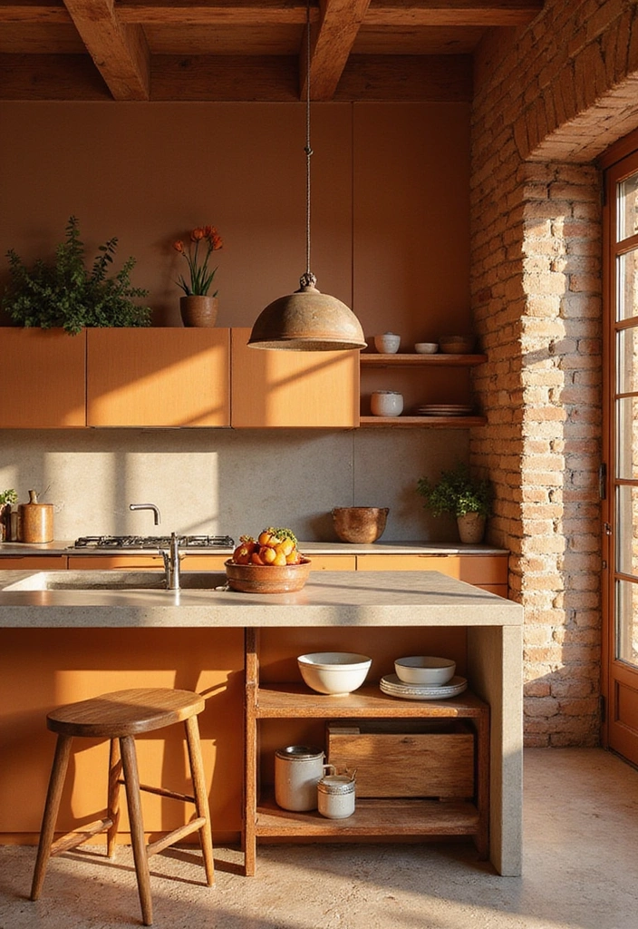 25 Stunning Fall Kitchen Decor Ideas That Will Make You Fall in Love with Autumn! - 11. Earthy Color Palette