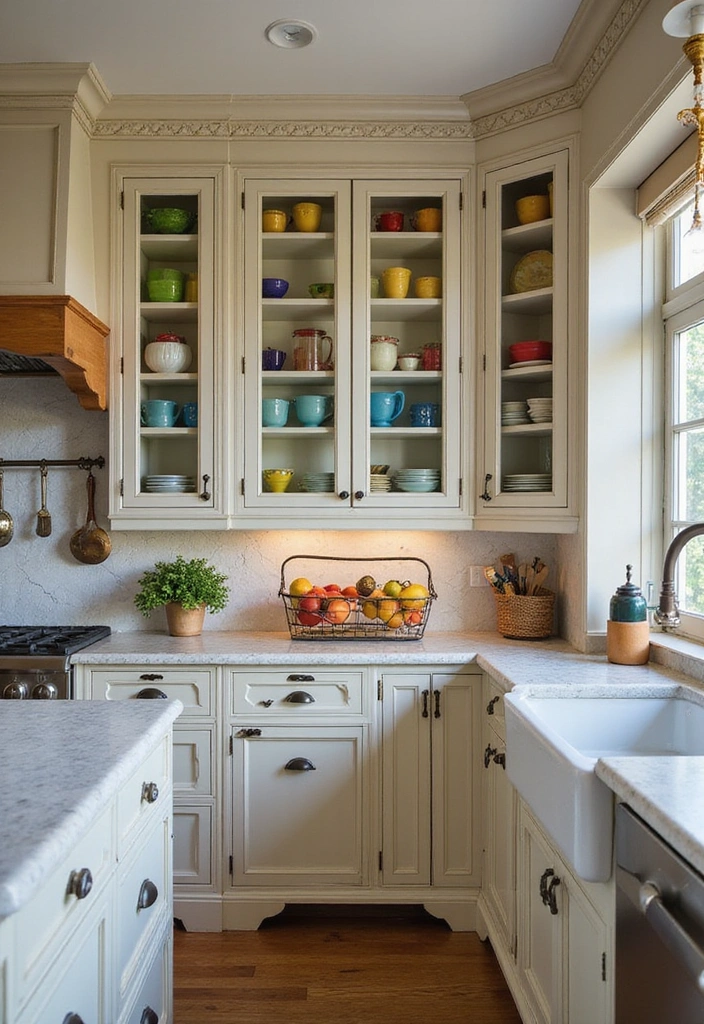 20 Apothecary Aesthetic Kitchen Ideas That'll Transform Your Cooking Space! - 2. Apothecary-Style Cabinets