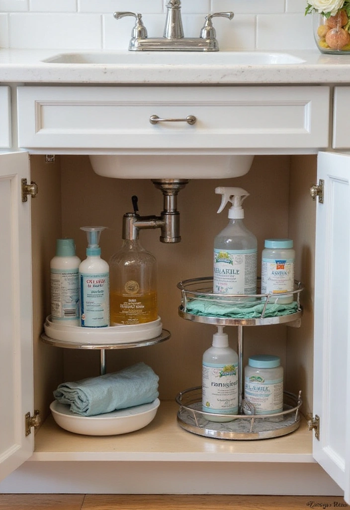 20 Smart Modern Kitchen Storage Ideas You’ll Wish You Knew Sooner! - 13. Under-Sink Storage Solutions