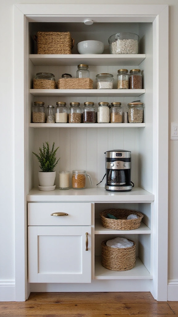 20 Modern Pantry Designs That'll Transform Your Kitchen into a Dream Space! - 10. Pantry as a Multi-Functional Space