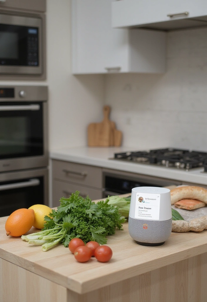 15 High-Tech Smart Kitchen Ideas That Will Transform Your Cooking Experience! - 2. Voice-Activated Assistant for Cooking