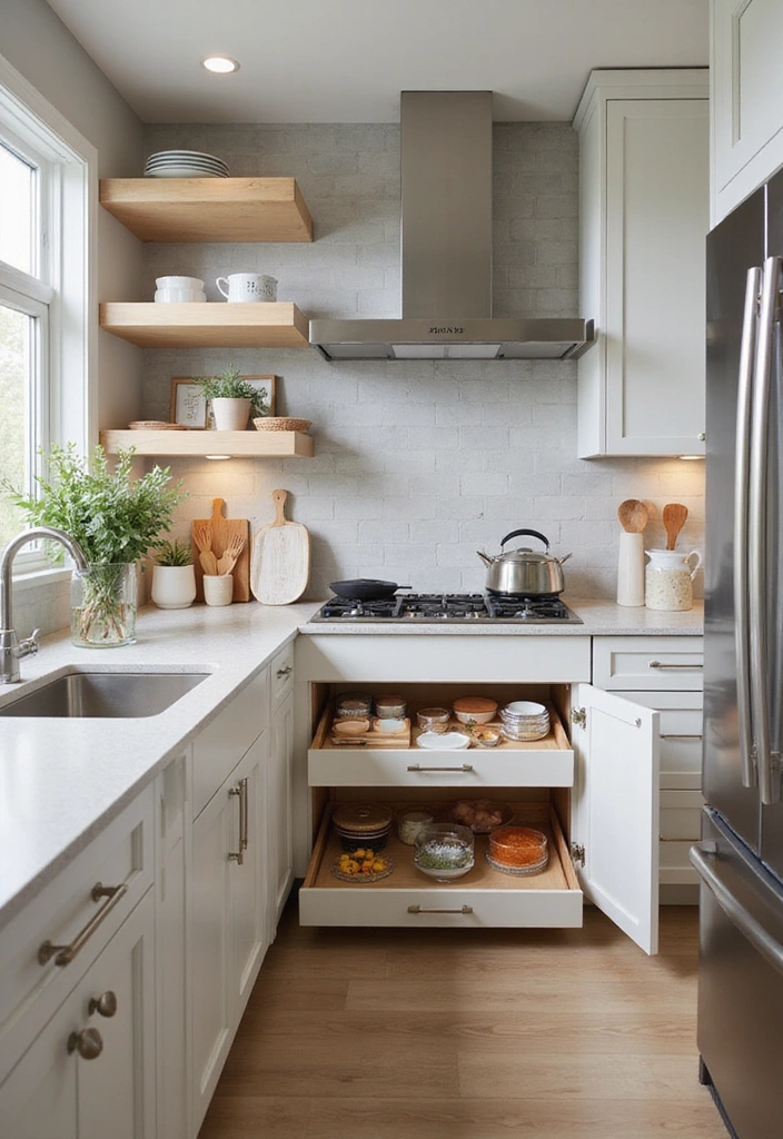 20 Minimal Yet Stunning Modern Kitchen Decor Inspirations - 5. Smart Storage Solutions