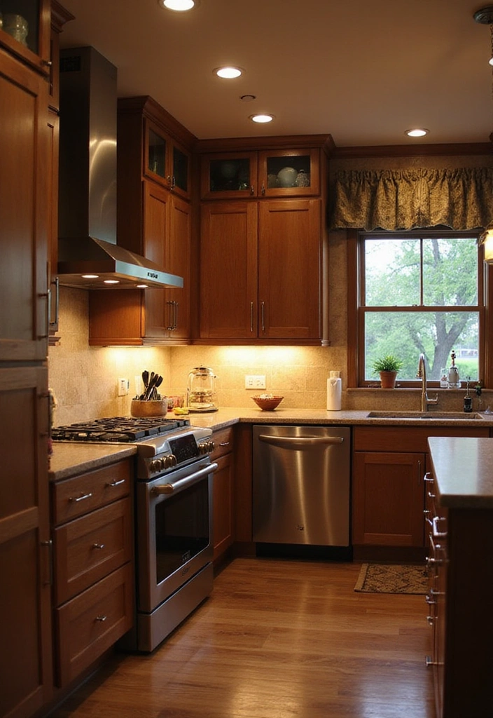 20 Must-See Lighting Ideas for a Bright and Modern Kitchen - 13. Layered Lighting for Depth