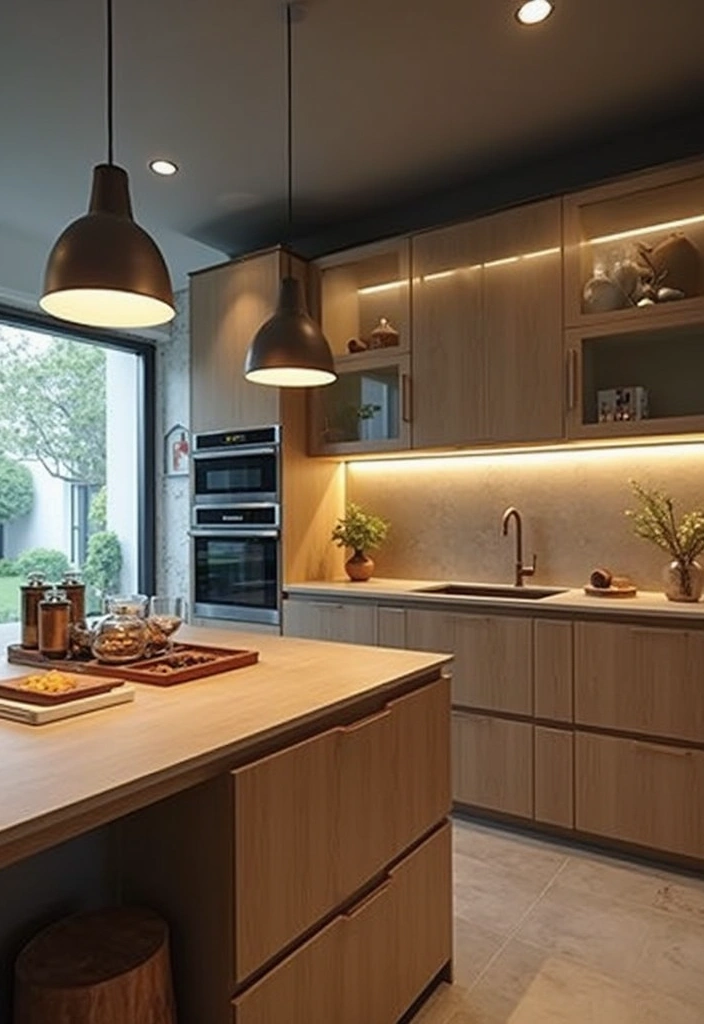 20 Must-See Lighting Ideas for a Bright and Modern Kitchen - 14. Eco-Friendly Lighting Options