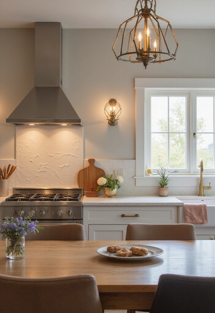 20 Must-See Lighting Ideas for a Bright and Modern Kitchen - 8. Wall Sconces for Ambient Light