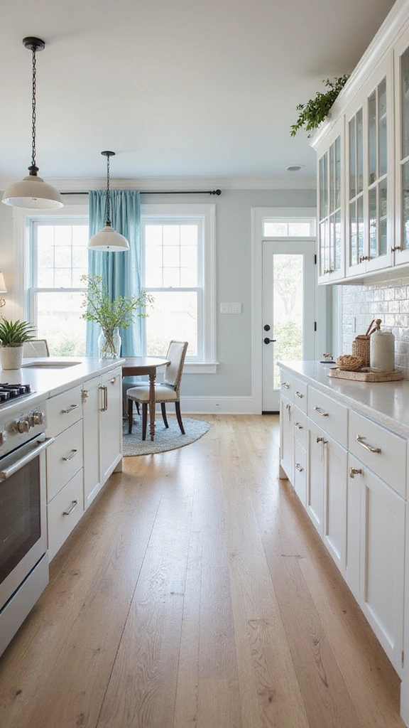 20 White and Wood Kitchen Inspirations That Redefine Modern Living! - 4. Coastal Chic