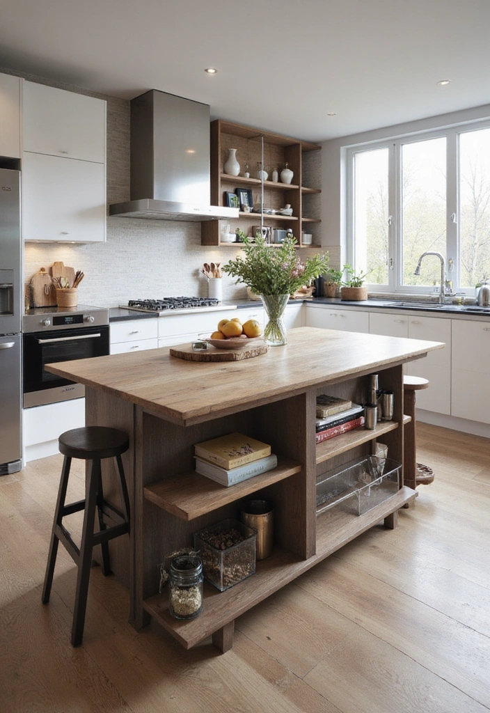 20 Minimal Yet Stunning Modern Kitchen Decor Inspirations - 11. Multifunctional Islands