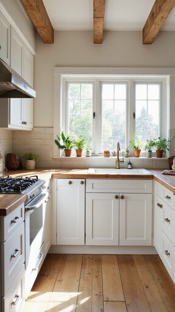 20 White and Wood Kitchen Inspirations That Redefine Modern Living! - 20. Eco-Friendly Choices