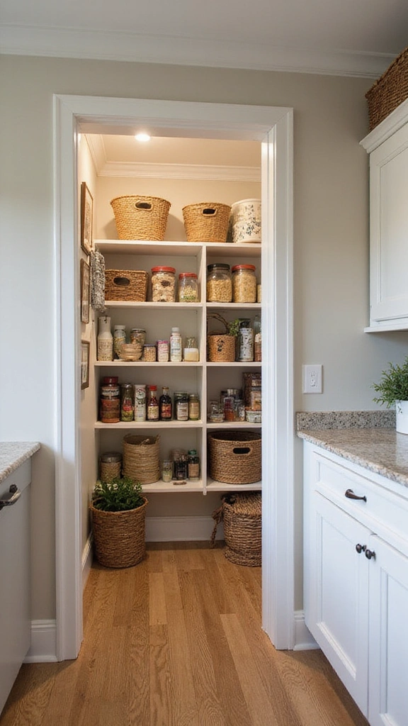 20 Modern Pantry Designs That'll Transform Your Kitchen into a Dream Space! - 17. Open Concept Pantries