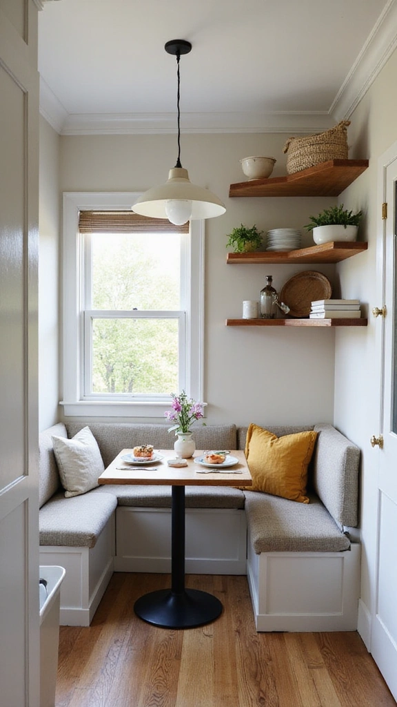 25 Mind-Blowing Compact Kitchen Ideas for Apartments (You Won't Believe #12!) - 18. Smart Use of Nooks