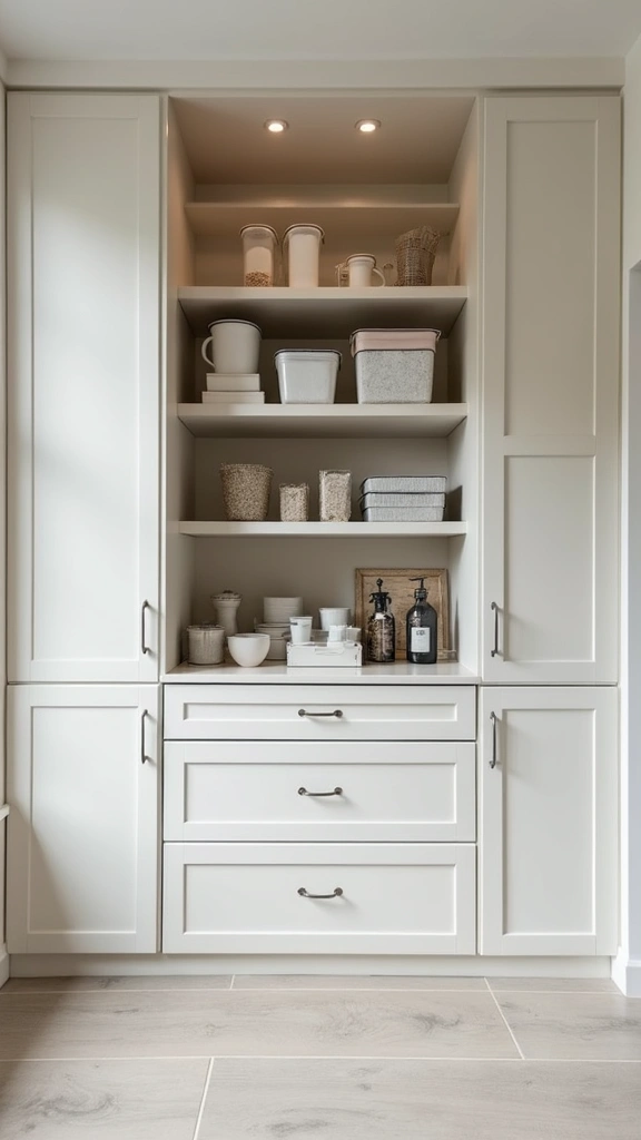 20 Modern Pantry Designs That'll Transform Your Kitchen into a Dream Space! - 4. Minimalist Magic