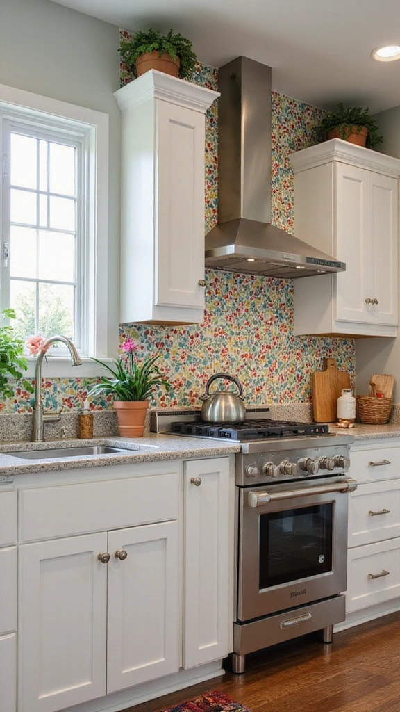 25 Mind-Blowing Compact Kitchen Ideas for Apartments (You Won't Believe #12!) - 13. Colorful Backsplashes