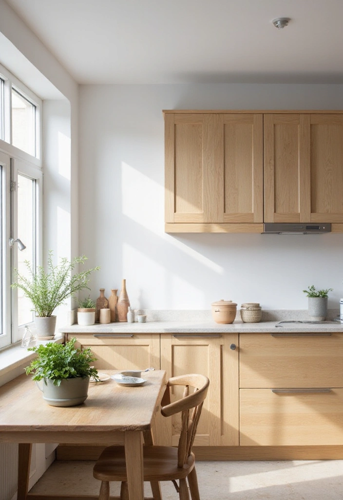 20 Modern Kitchens That Prove Wood Never Goes Out of Style - 1. Scandinavian Simplicity