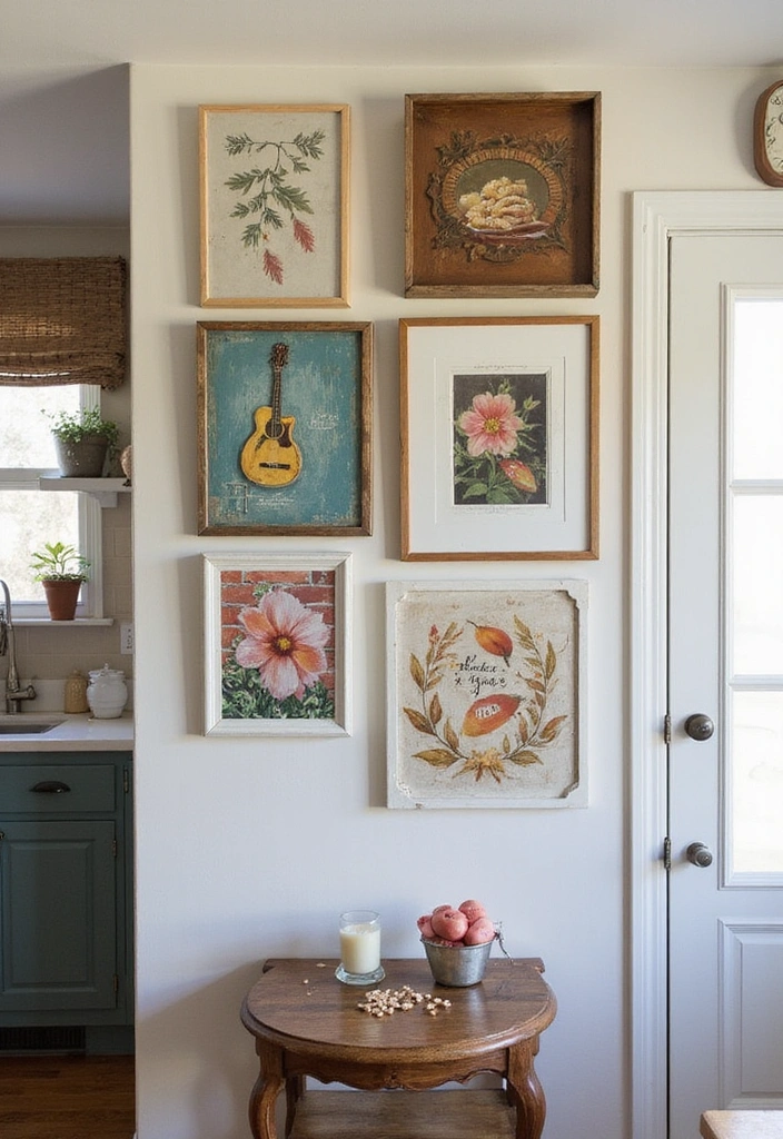20 Modern Farmhouse Kitchen Ideas That Blend Rustic and Chic - 16. Chic Wall Art and Decor