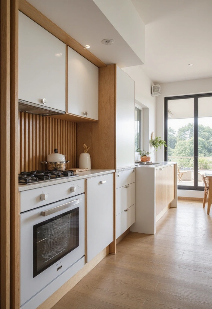 20 Modern Kitchens That Prove Wood Never Goes Out of Style - 12. Vertical Wood Panels