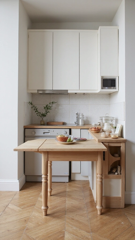 25 Mind-Blowing Compact Kitchen Ideas for Apartments (You Won't Believe #12!) - 6. Foldable Furniture