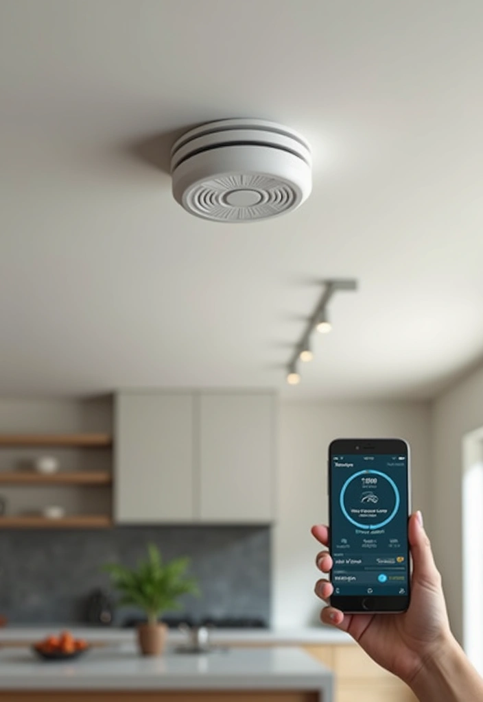 15 High-Tech Smart Kitchen Ideas That Will Transform Your Cooking Experience! - 6. Smart Smoke Detectors with Connectivity