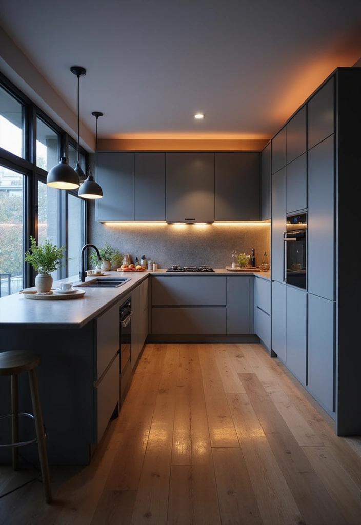 20 Must-See Lighting Ideas for a Bright and Modern Kitchen - 5. Smart Lighting Solutions