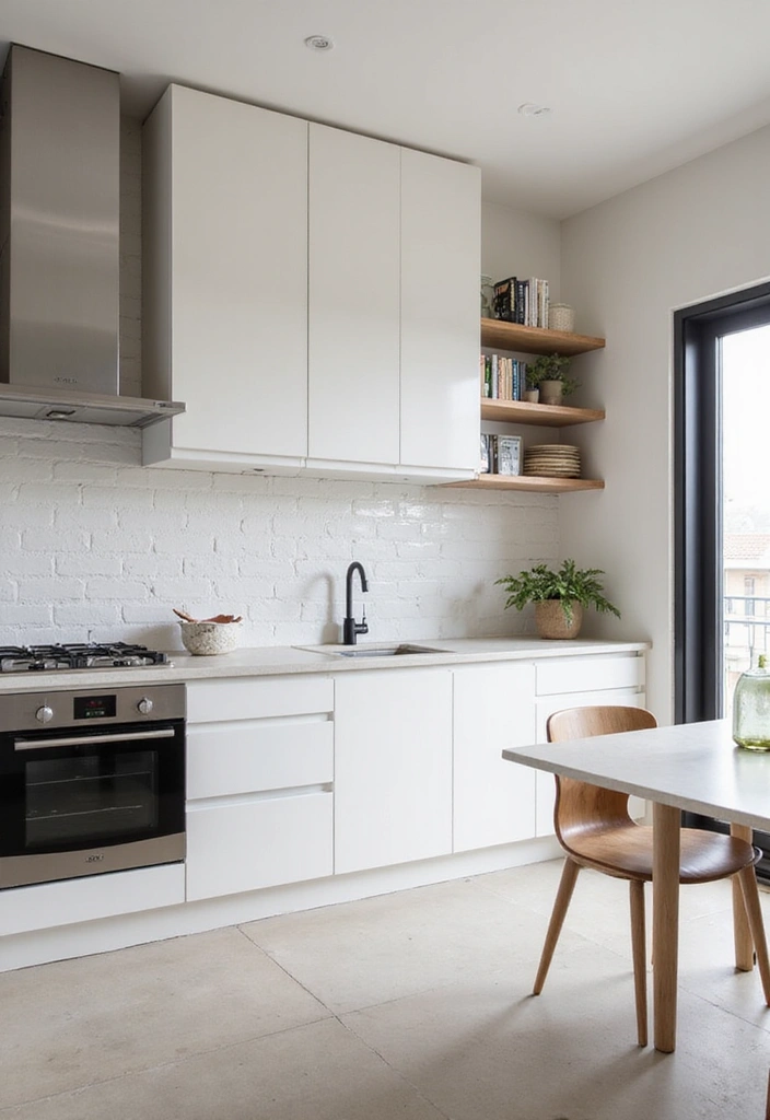 20 Farmhouse Kitchen Brick Backsplash Ideas That'll Make You Say 'Wow!' - 4. Subway Brick Pattern