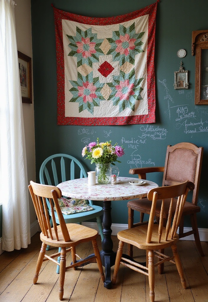 18 Grandmacore Kitchen Decor Tips That’ll Turn Your Space Into a Warm Hug! - 4. Create a Cozy Breakfast Nook