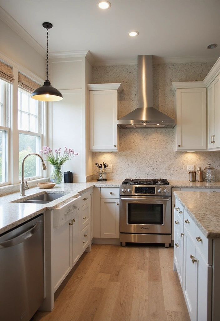 20 Stunning Modern Kitchen Layouts for Open Concept Living: Discover the Best Flow! - 4. The L-Shaped Layout