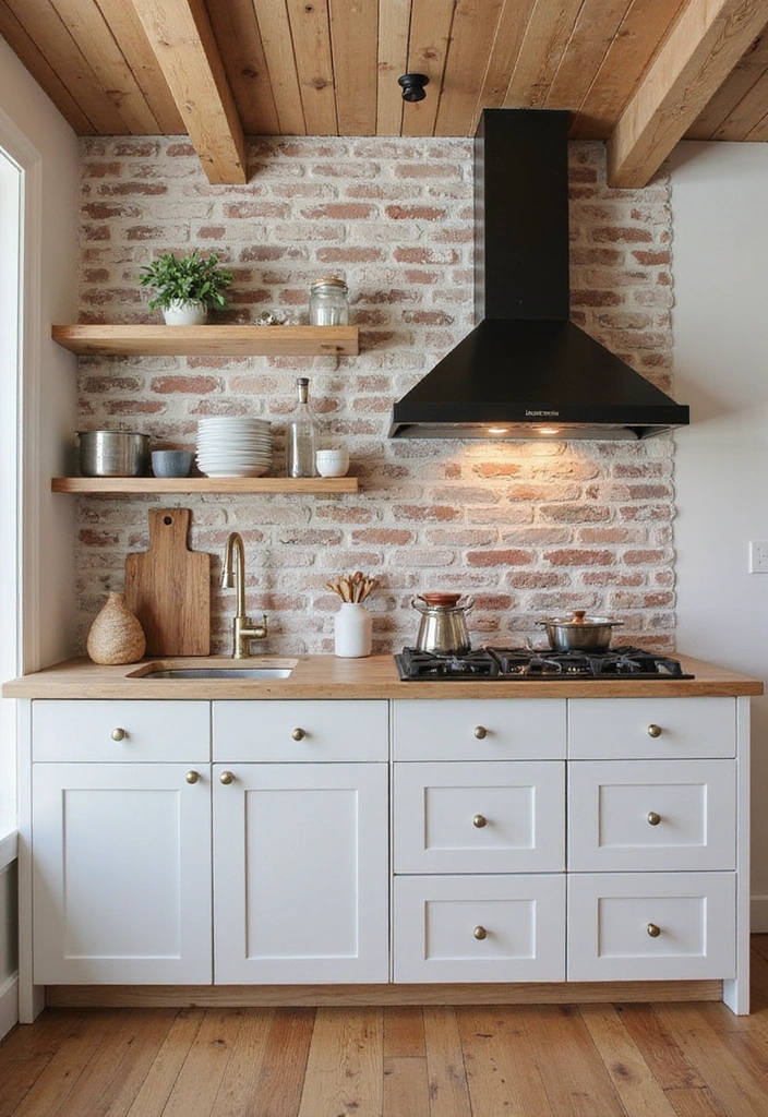 20 Farmhouse Kitchen Brick Backsplash Ideas That'll Make You Say 'Wow!' - 15. Eco-Friendly Brick Options