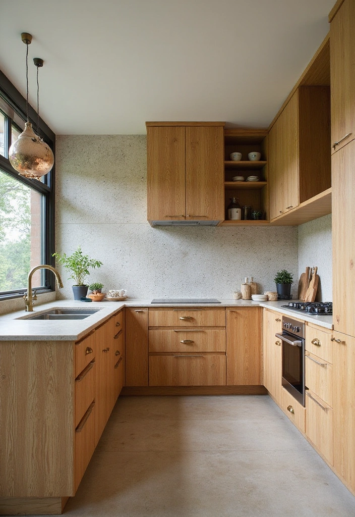 20 Stunning Modern Kitchen Layouts for Open Concept Living: Discover the Best Flow! - 14. Eco-Friendly Designs