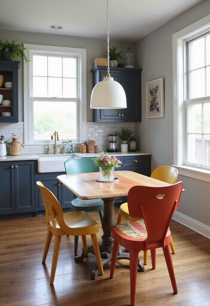 20 Budget-Friendly Modern Kitchen Makeovers That Look Expensive - 14. Upcycled Furniture