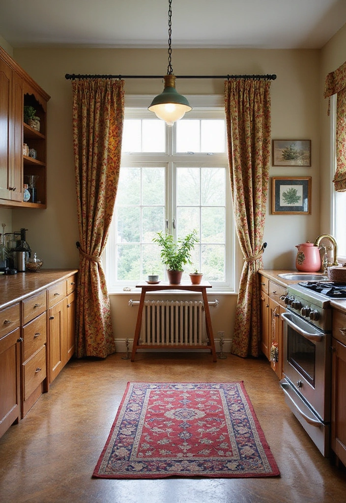 20 Budget-Friendly Modern Kitchen Makeovers That Look Expensive - 11. Elegant Textiles