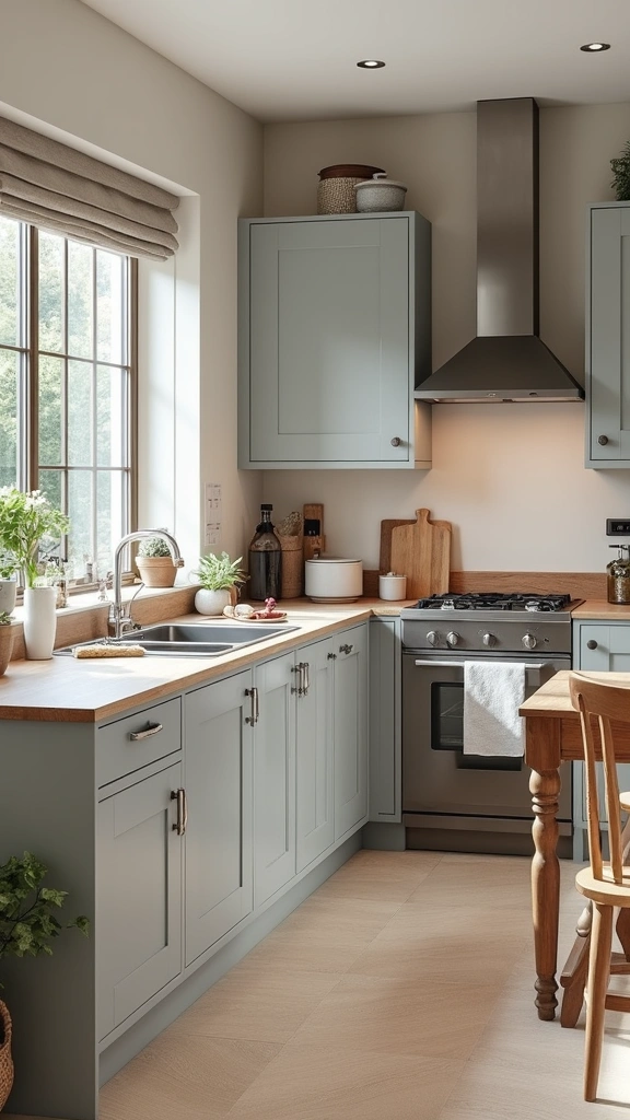 20 Modern Grey and Wood Kitchen Inspirations That Will Leave You Speechless! - 18. Family-Friendly Grey and Wood Kitchen