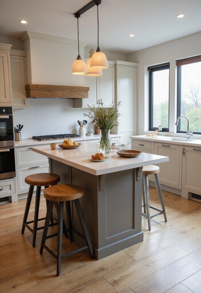 20 Budget-Friendly Modern Kitchen Makeovers That Look Expensive - 10. Functional Islands