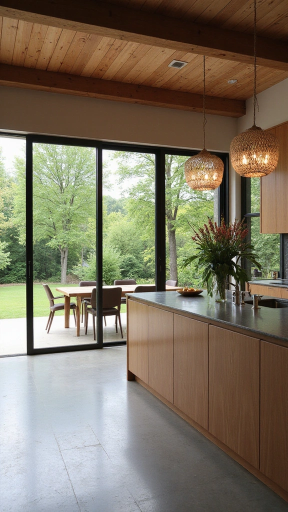 20 Luxury Modern Kitchen Ideas That Exude Sophisticated Style - 20. Outdoor Integration