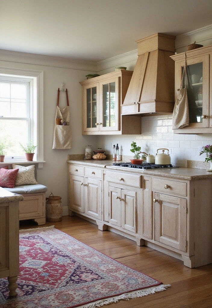18 Grandmacore Kitchen Decor Tips That’ll Turn Your Space Into a Warm Hug! - 16. Incorporate Cozy Textiles