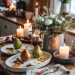 25 Winter Kitchen Table Decor Ideas for January (After Christmas, Non Holiday)
