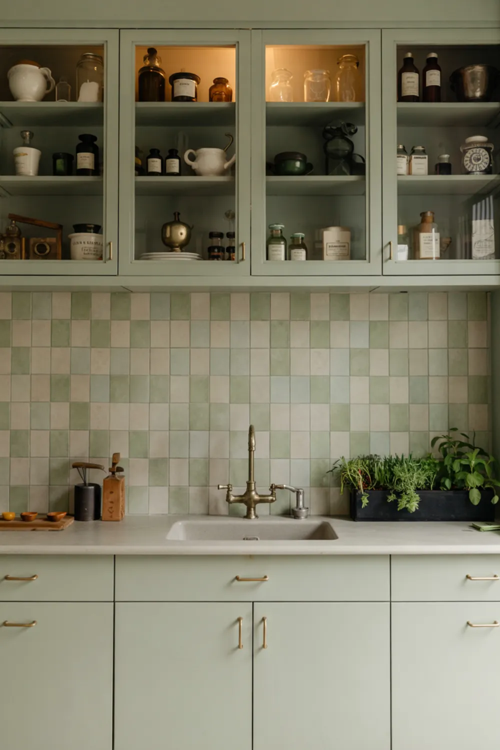 30 Modern Apothecary Kitchen Ideas That Feel Collected, Moody, and Fresh