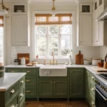 32 Forest Green Kitchen Cabinet Ideas That Make Your Space Look Rich and Cozy