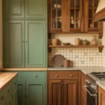 35 Green and Wood Kitchen Cabinet Ideas That Feel Warm, Fresh, and High-End