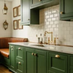 40 Gorgeous Green Kitchen Cabinets Ideas for a Cozy Home