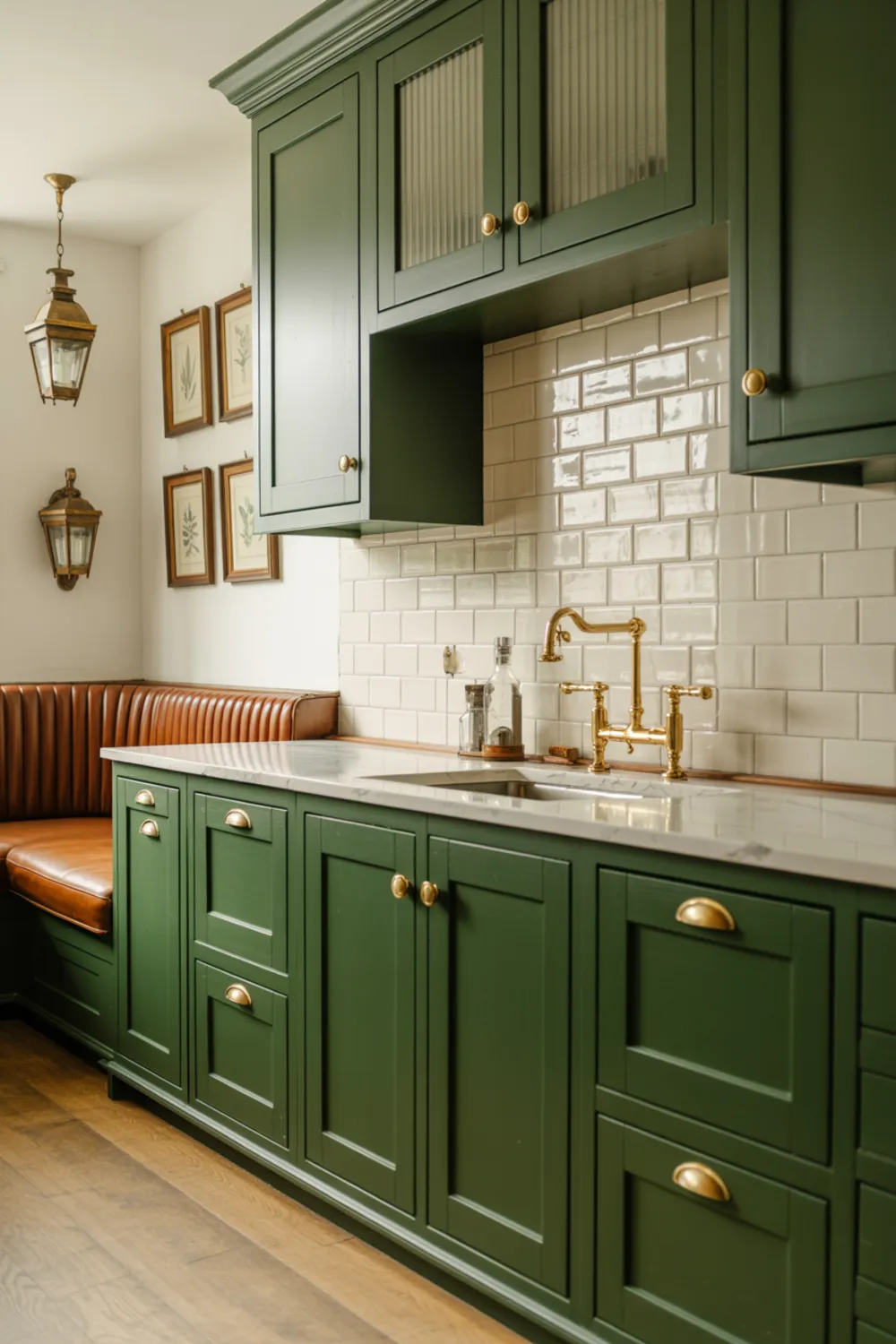 40 Gorgeous Green Kitchen Cabinets Ideas for a Cozy Home