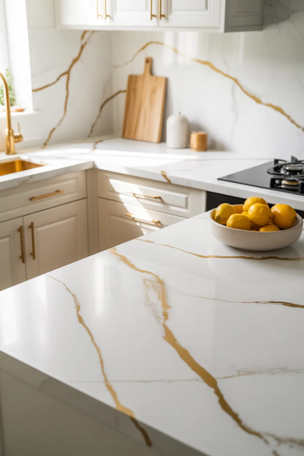 35 White and Gold Kitchen Ideas That Look High-End (But Still Feel Livable)